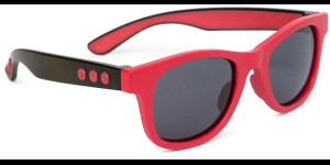 Lunettes de soleil pour enfants 6-10 ans taille M, rouge