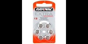 Batterie Rayovac Extra Advanced 13AU- 6XE / orange
