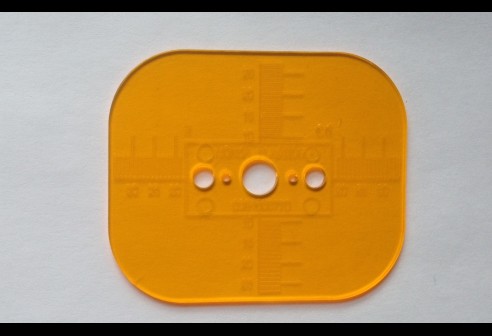 Gabarits bruts de Horka, transparent, 140 pièces