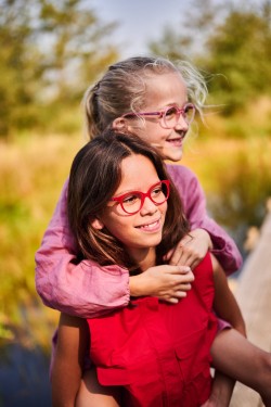 Sara rouge transparent/rouge, taille 44