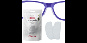 Setex plaquettes nasales antidérapantes épaisseur 1,8 mm transparentes 15 paires