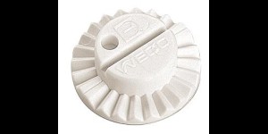 WECO-Variobloc, blanc, courbure plate, diamètre 25 mm