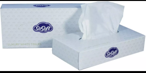 Mouchoirs de luxe 2 épaisseurs blanc doux sans fibre de bois
