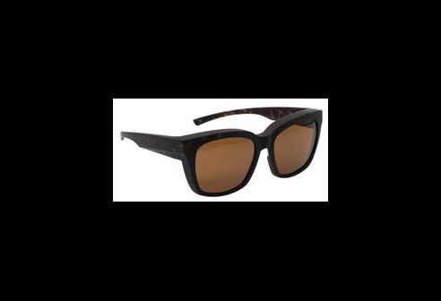Lunettes superposables modèle Roma L mat havane 