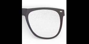 Clips polarisants rabattables et à emboiter noir teinte miroir argenté 85-90%