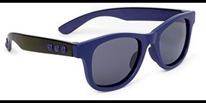 Lunettes de soleil pour enfants 6-10 ans taille M, bleu foncé