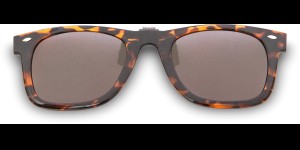 Clips polarisants rabattables et à emboiter marron M teinte marron 85-90%