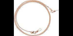 Chaînettes en métal Pisa rose or