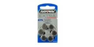 Batterie Rayovac Extra Advanced 675AU- 6XE / bleu