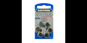 Batterie Rayovac Extra Advanced 675AU- 6XE / bleu