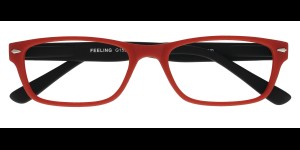 Lunettes de lecture Feeling rouge noir