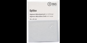 Chiffons en microfibres - 30 x 30 - Gris clair - Qualité optilux Premium