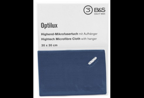 Chiffons en microfibres - 30 x 30 - Bleu foncé - Qualité optilux Premium