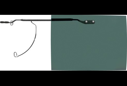 Shoptic Clips «Flip up» Vert – rabattable, particulièrement fins gun taille M