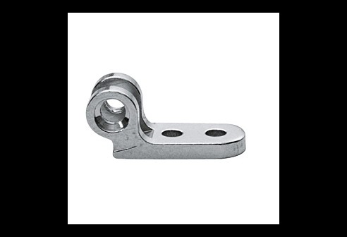 Charnières à rivets, partie fixée sur la branche côte gauche, yeux double, ouverture 0,8 mm