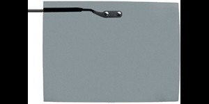 Voorhanger opklapbaar, zeer fijne uitvoering, maat L, gun frame - Grijs, polariserend