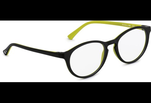 Kim zwart/geelgroen, maat 48