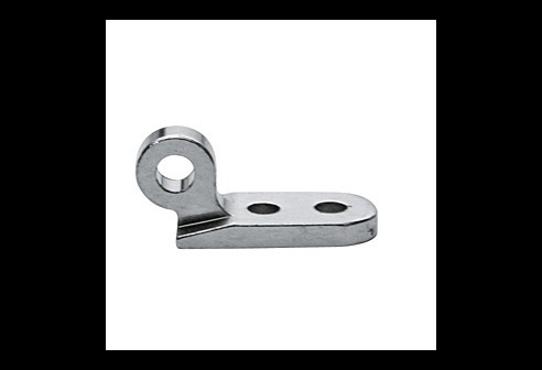 Klinkscharnieren Voorstukdeel rechts (dubbel oogje), enkel oog, opening 1,0 mm