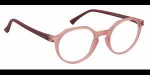 Billie transparant blush/framboos, maat 44