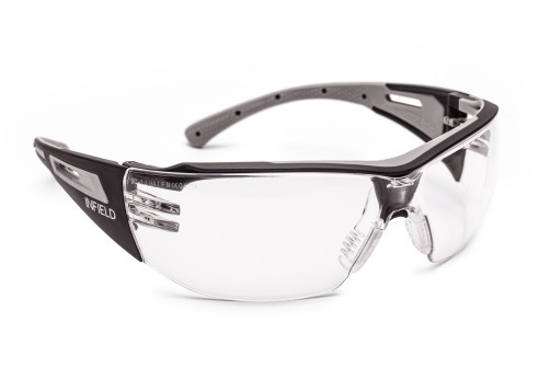 Veiligheidsbril blauw-grijs/transparant 