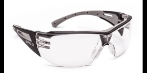 Veiligheidsbril blauw-grijs/transparant 