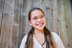 Billie transparant nude/terracotta, maat 42