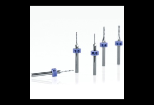 Boorfrees voor polycarbonaat glazen: boring 0.8 mm