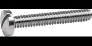 Gleufschroef zilver Ø 1,4 lengte 10 mm