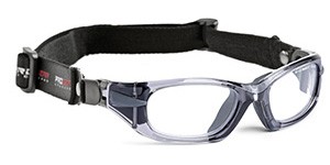 Progear Sportbril met hoofdband - L - Grey Transparant