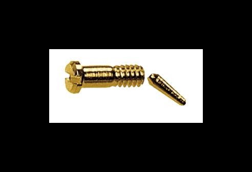 Gleufschroef goud Ø 1,4 lengte 4,8/7,8 mm