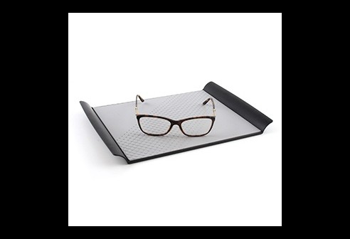 Presenteerblad zwart/licht grijs, 247 x 208 mm