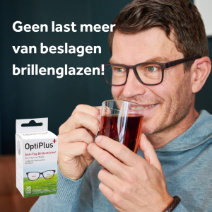 Geen last meer van beslagen brillenglazen!