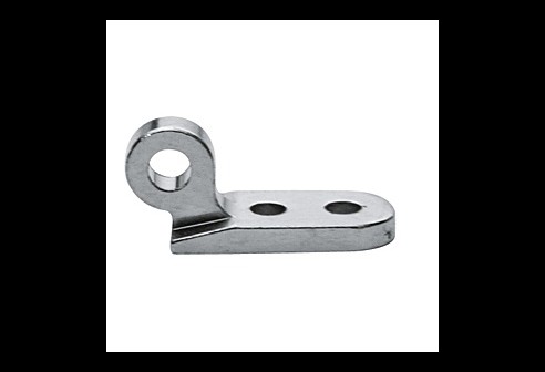 Klinkscharnieren Voorstukdeel rechts (dubbel oogje), enkel oog, opening 1,4 mm