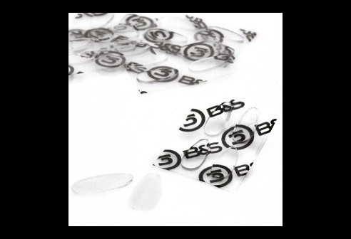 Plakpads siliconen assortiment 0,7 mm dikte