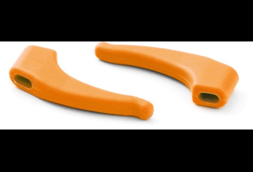 Milo & Me kids antislip oorhaakjes, oranje (col. 47)