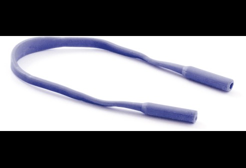 Milo & Me kids hoofdband, licht grijs blauw