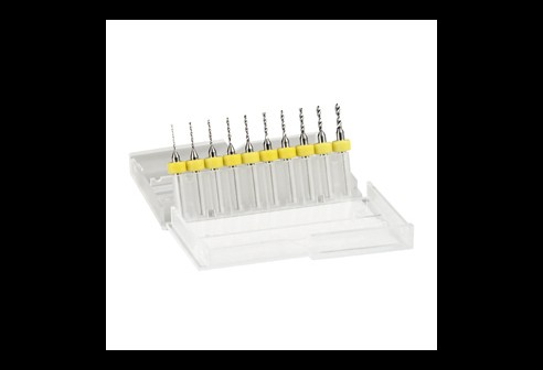 Hardmetaalborenset voor kunststof glazen