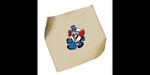 Enkele folie met grappige prints voor de behandeling van scheelzien bij kinderen: Clown