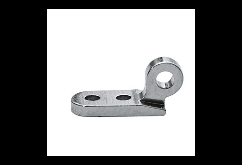 Klinkscharnieren voorstukdeel links, enkel oog, opening 1,4 mm