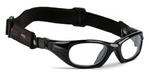 Sportbril Eyeguard met hoofdband - S - Metallic Black

