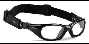Sportbril Eyeguard met hoofdband - S - Metallic Black

