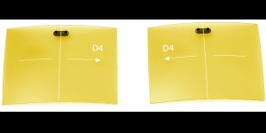 Reserve lens voorhanger 9330 geel maat L