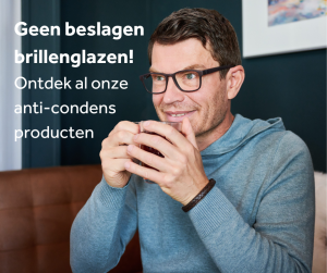 Geen beslagen brillenglazen! Ontdek onze anti-condens producten