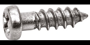 Kruiskopschroef zilver Ø 1,5 lengte 5,0 mm