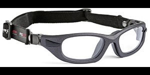 Progear Sportbril met hoofdband - XL - Matt Graphite
