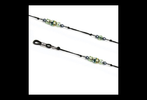 Brilketting Adriana groen, 2 stuks 