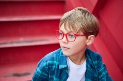 Juno transparant rood/rood, maat 45