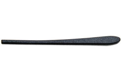 Silliconen oortip zwart Ø 0,9 tot 1,1 mm