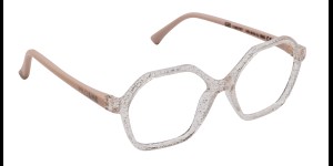 Lux glitter nude/caramel, maat 44