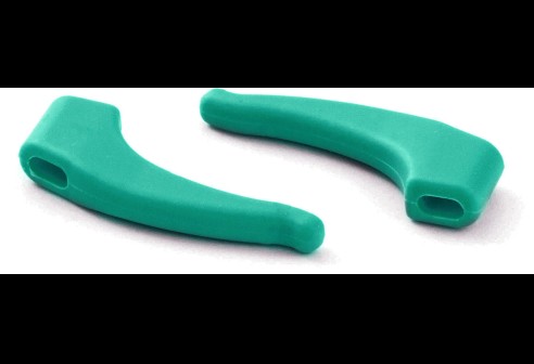 Milo & Me kids antislip oorhaakjes, licht groen (col. 09)